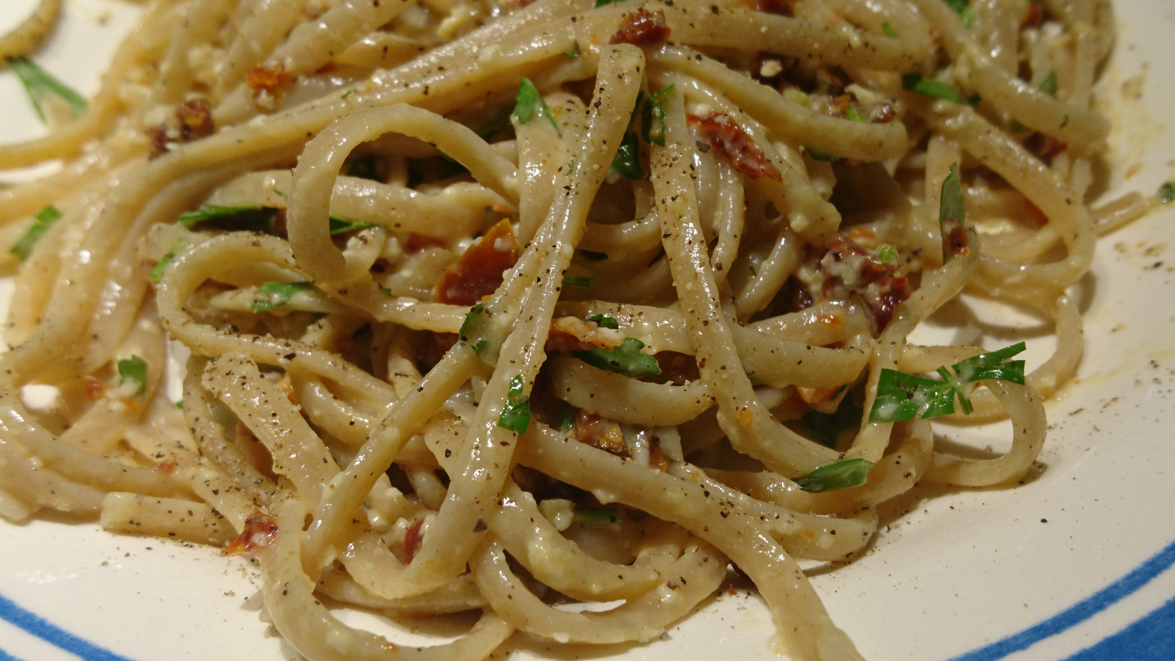 plate of pasta non carborundum