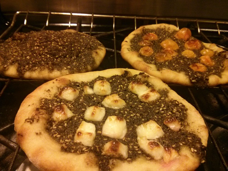 picture of the zataar flatbreads